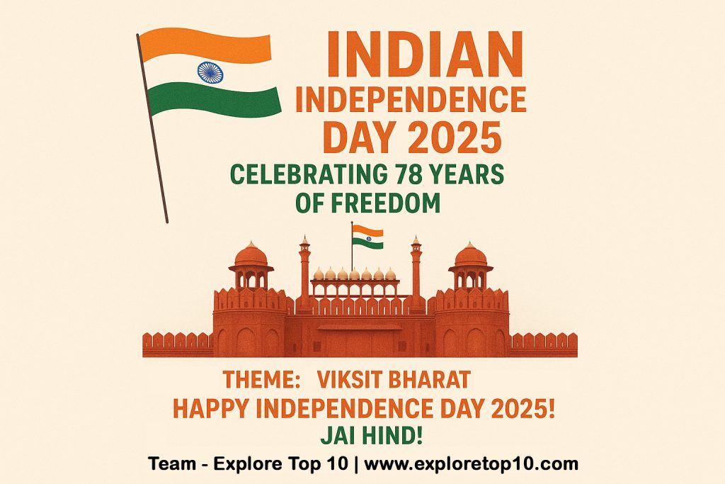 Indian Independence Day 2025 – Celebrating 78 Years of Freedom ...