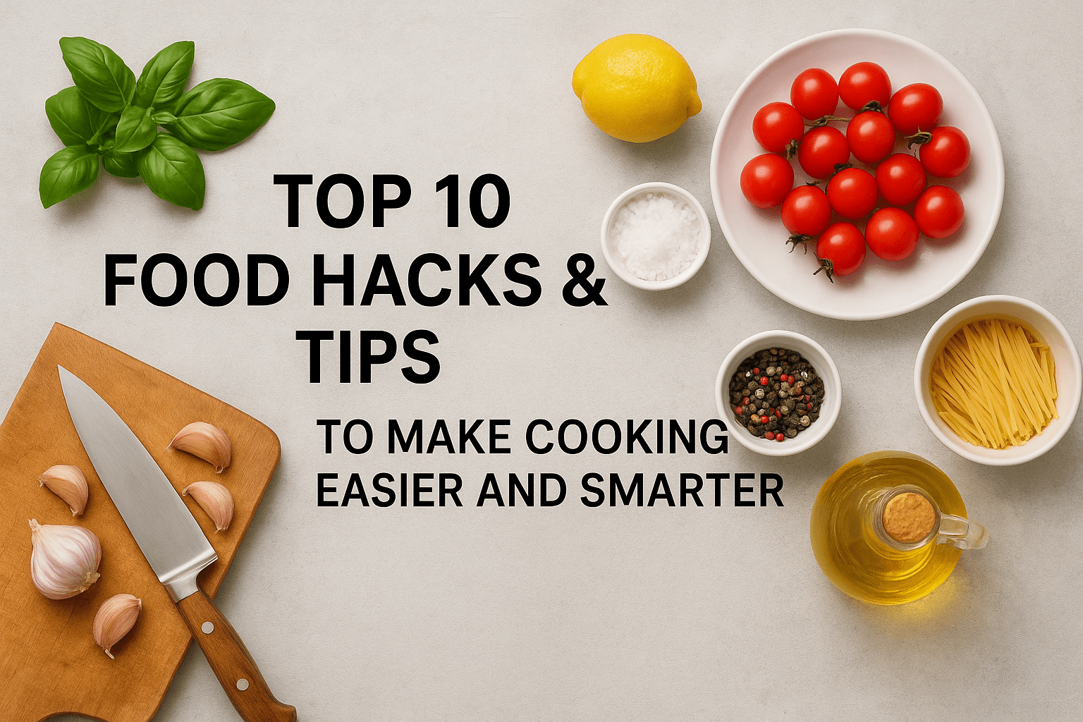 Top 10 Food Hacks & Tips to Make Cooking Easier and Smarter