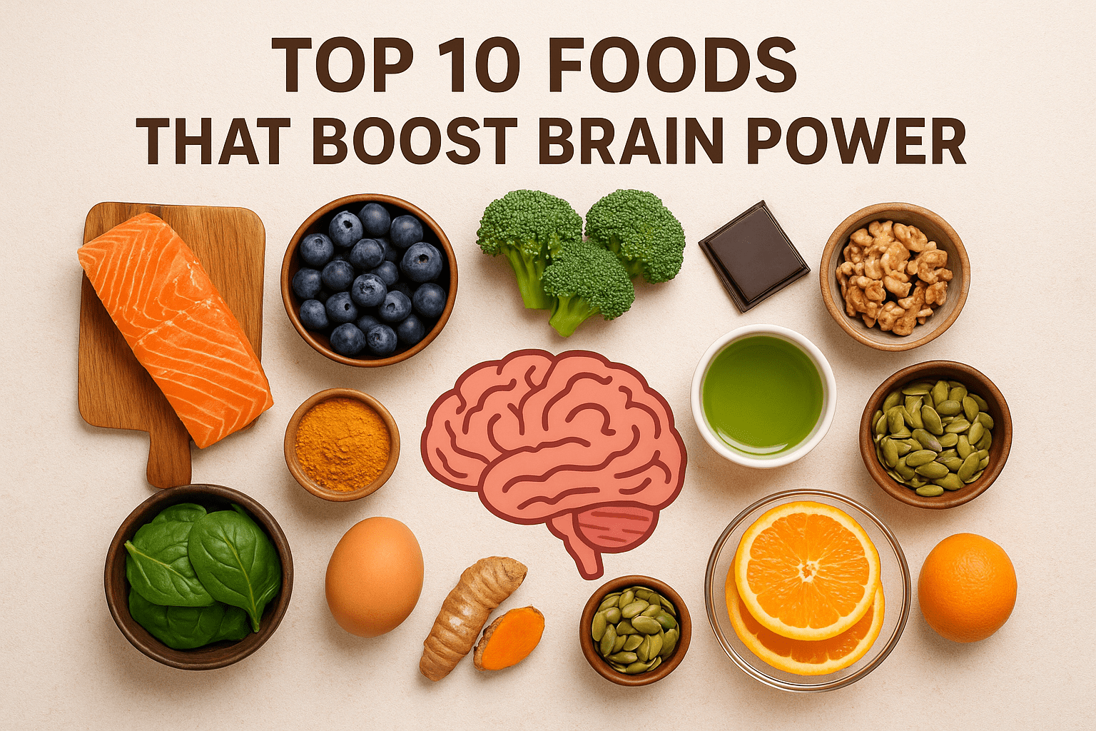Top 10 Foods That Boost Brain Power