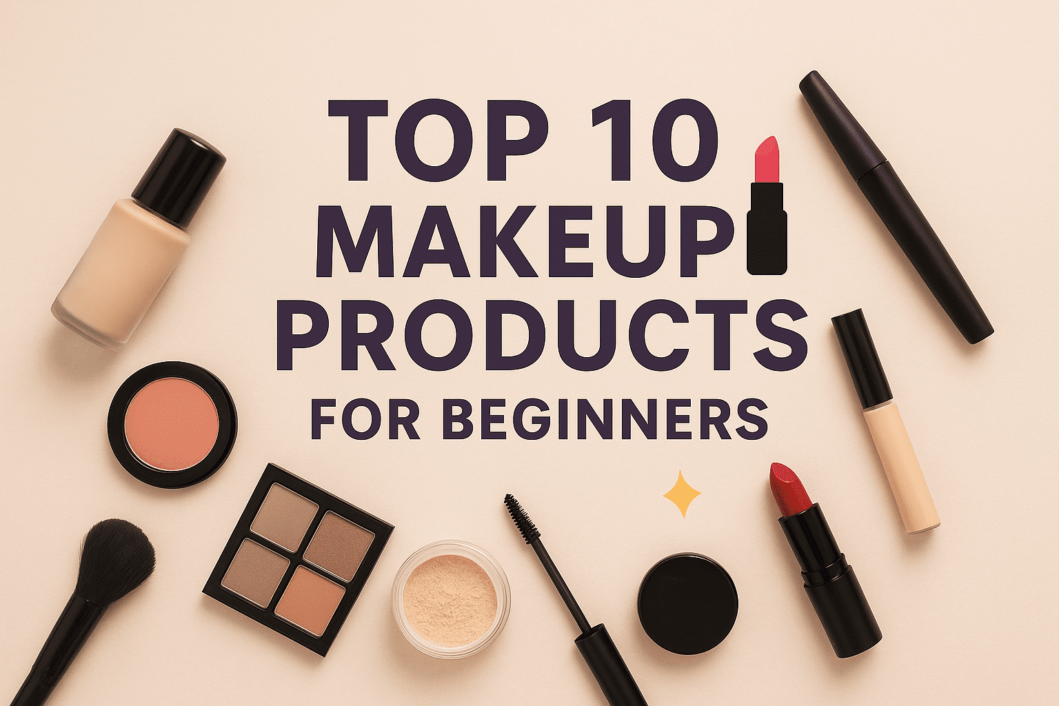 Top 10 Makeup Products for Beginners