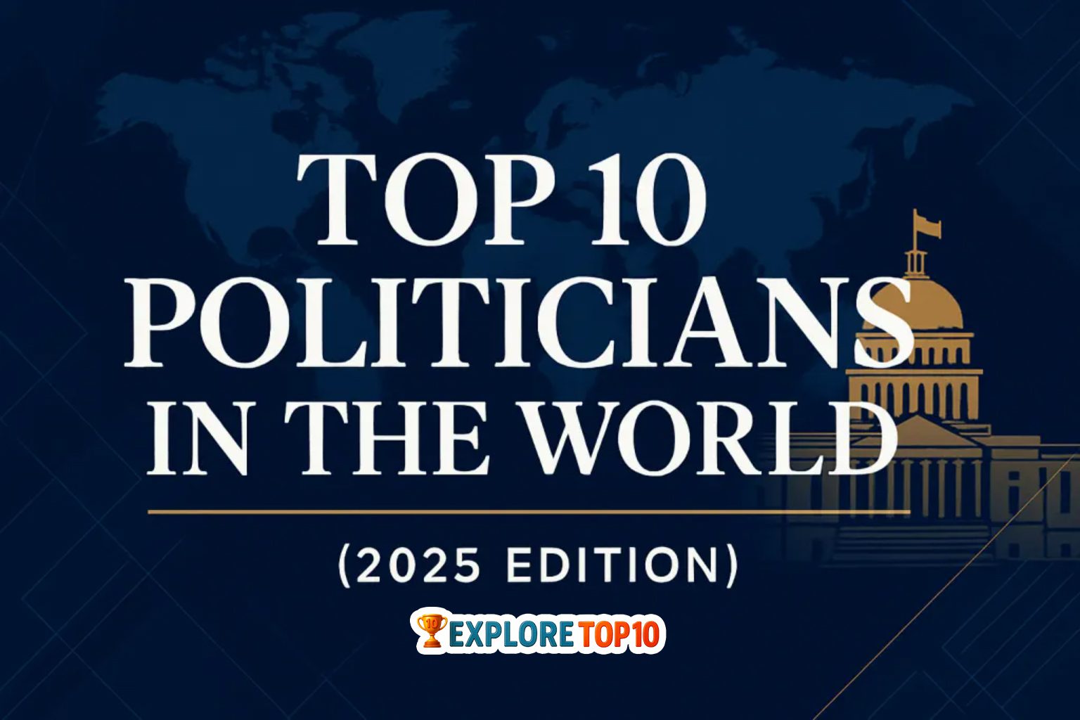 Top 10 Politicians in the World (2025 Edition)