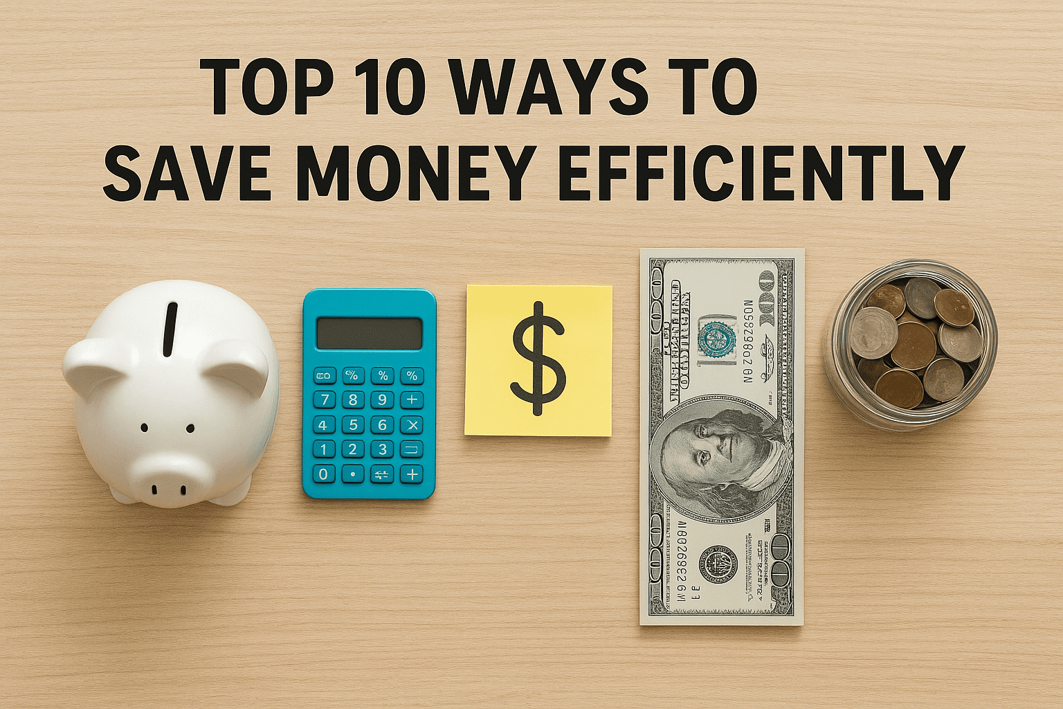 Top 10 Ways to Save Money Efficiently