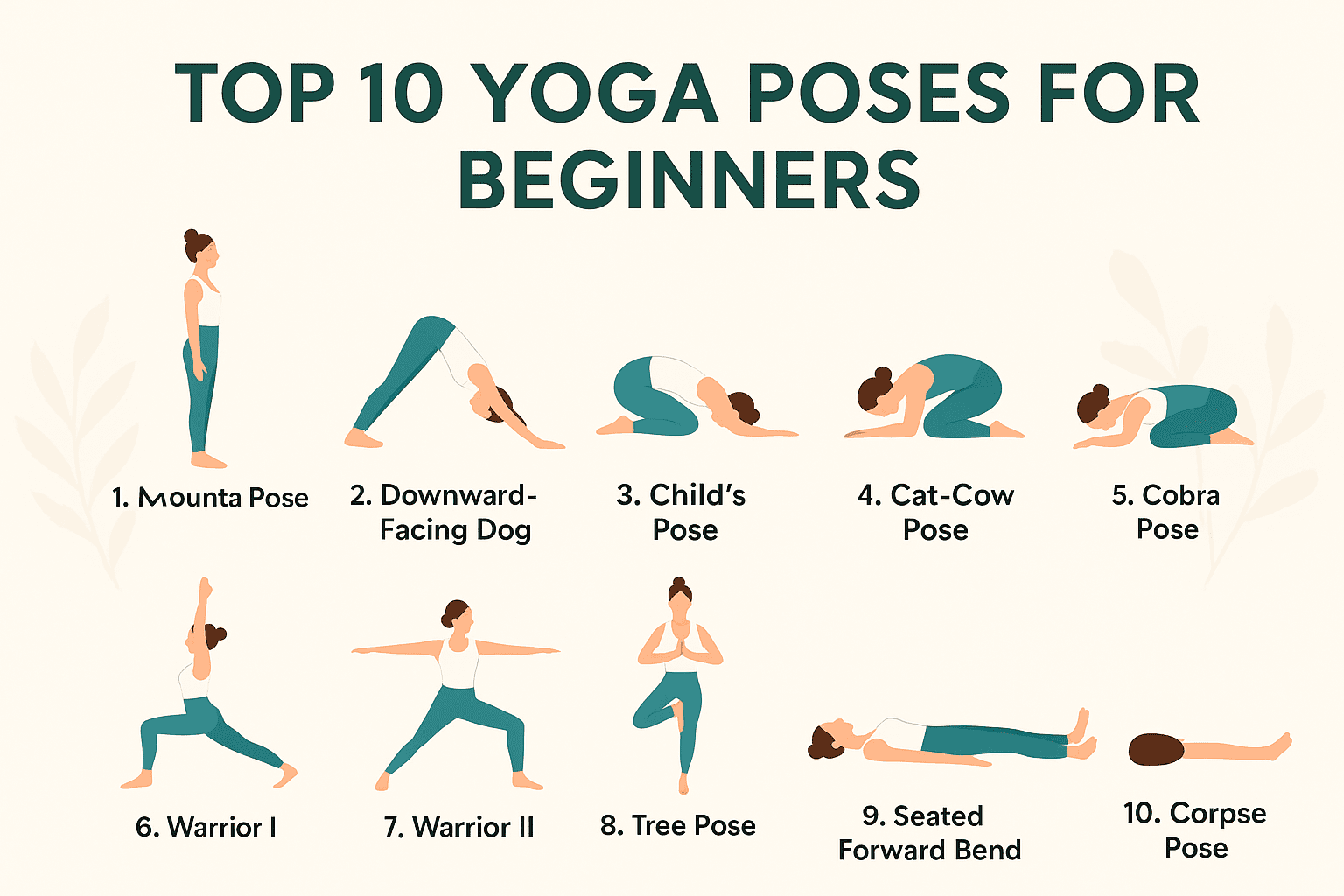 Top 10 Yoga Poses for Beginners