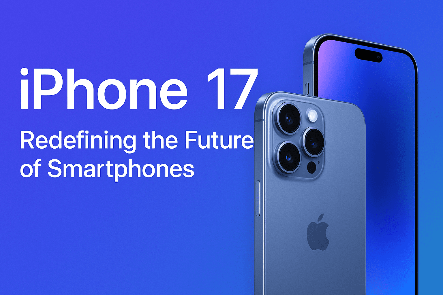 iPhone 17 – Redefining the Future of Smartphones in 2025 📱✨