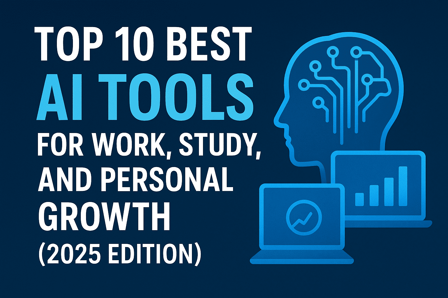 Top 10 Best AI Tools for Work, Study, and Personal Growth (2025 Edition)