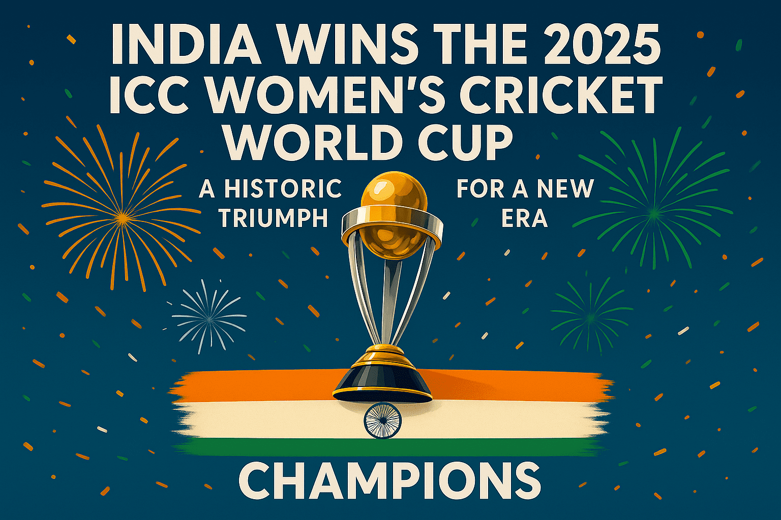 India Wins the 2025 ICC Women’s Cricket World Cup