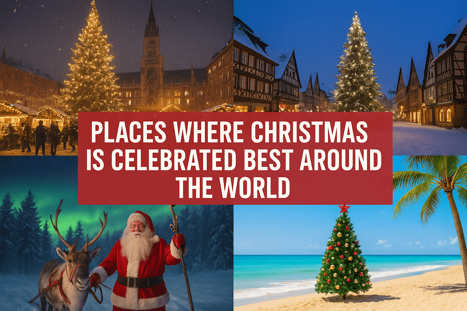 🎄 Places Where Christmas Is Celebrated Best Around the World